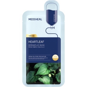 Mediheal Dermaplus Heartleaf Sheet Mask, masca calmanta si echilibranta, 22 ml