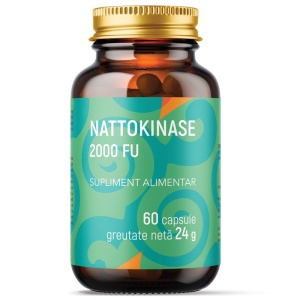 Nattokinase 2000 FU, 60 capsule, Laboratoarele Remedia