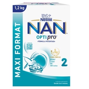 Nestlé NAN Optipro 2 Lapte Praf de Continuare, 1,2 kg