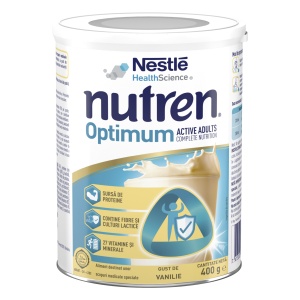 Nutren Optimum 400g – Gust vanilie | Suport nutritional complet, Nestle - Img 1