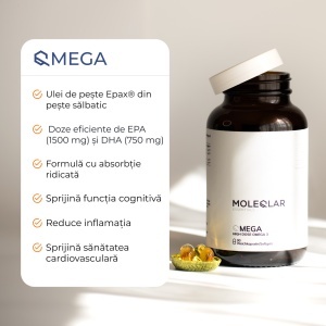 Omega-3 QMEGA MoleQlar – 1500 mg EPA + 750 mg DHA | 90 Capsule - Img 3