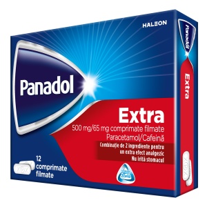 Panadol Extra, 500 mg, 12 comprimate, Haleon