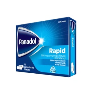 Panadol Rapid 500 mg, 12 comprimate filmate, Haleon - Img 2