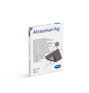 Pansament cu Argint Atrauman Ag 5 x 5 cm, 10 bucati – Hartmann