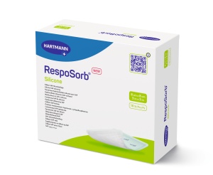 Pansament RespoSorb Silicone 8 x 8 cm, 10 bucati – Hartmann - Img 1