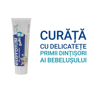 Pasta de dinti cu musetel pentru copii 6 luni-2 ani Baby Organic Bio Elgydium 30 ml - Img 2