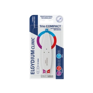 Periuță interdentara, Large Trio Compact, 2 bucăți, Elgydium
