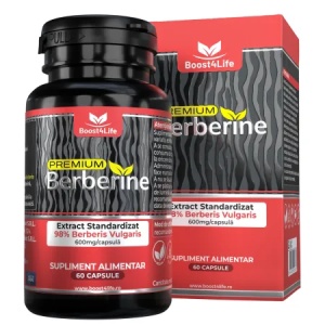 Premium Berberina, 600 mg, 60 capsule, Boost4Life - Img 3