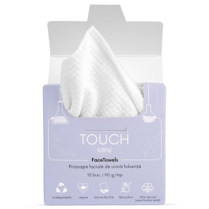 Prosoape faciale de unică folosință Touch Mini, 10 bucăți, Se:Reskin - Img 3
