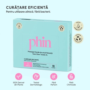 Prosoape faciale Glow Towels, XL, 10 bucăți, Phin - Img 7