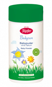 Pudr Bebelusi cu Extract Organic de Galbenele Babycare, 75 g, Topfer