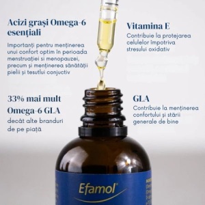 Pure Evening Primrose Oil picaturi 904 mg, 60 ml, Efamol - Img 2