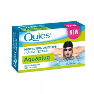 Quies Aquaplug – Dopuri din Silicon pentru Urechi, 1 Pereche - Img 1