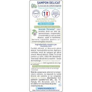 Sampon delicat pentru copii, 500 ml, Mustela - Img 2