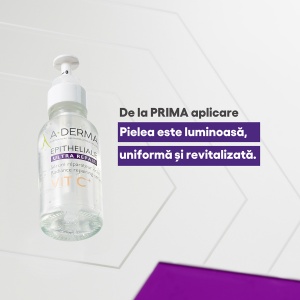 Ser reparator pentru luminozitate cu vitamina C Epitheliale Ultra Repair, 30 ml, A-Derma - Img 6