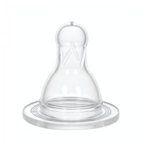 Set de doua tetine din silicon rotunde, anticolici, nr. 3, cod 300, Wee Baby