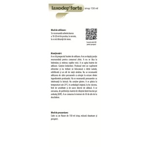 Sirop Laxodep Forte, 150 ml, Dr. Phyto - Img 5