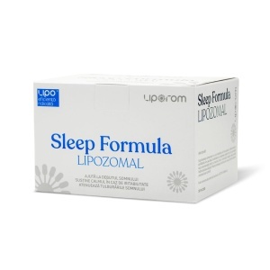 Sleep Formula Lipozomal cu melatonină, valeriană și magneziu, 30 plicuri, Liporom