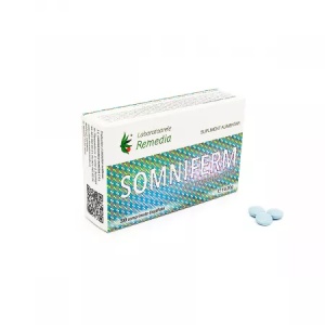 Somniferm+ Melatonină, 30 comprimate, Remedia