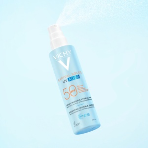 Spray hidratant pentru fata si corp cu protectie solara SPF 50 Capital Soleil UV Aqua, 200 ml, Vichy - Img 11