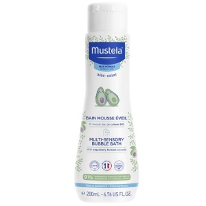 Spumă de Baie Multi-senzorială, 200 ml, Mustela