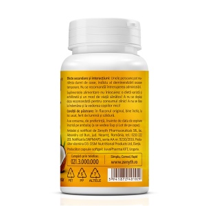 Super vitamina D3 cu ulei de cocos, 2.000UI, 60 capsule, Zenyth - Img 2