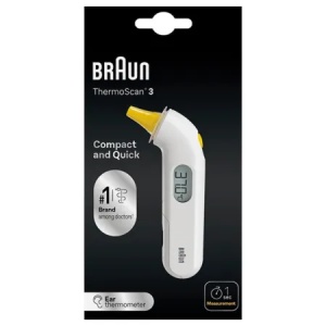 Termometru auricular copii Braun ThermoScan 3 IRT3030 cu indicator febra - Img 2
