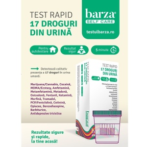 Test Rapid din Urină 17 Droguri, 1 bucată, Self Care - Barza - Img 2