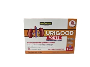 Urigood Forte 1000 mg, 20 comprimate, Only Natural
