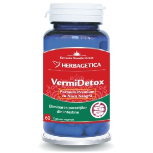 Vermidetox, 60 Capsule, Herbagetica