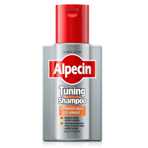 Alpecin Tuning Șampon cu Cofeină pentru Păr Închis la Culoare, 200 ml