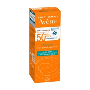 Avene Cleanance Crema Fata Protectie Solara SPF50+ TriAsorb+, 50 ml - Img 2