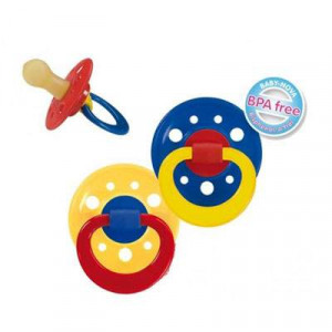 BABY NOVA Suzeta Uni 0-18 luni Latex rotunde x2buc 23500