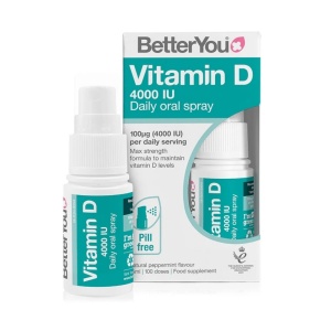 BetterYou D4000 spray oral cu vitamina D3 4000 UI, 15 ml