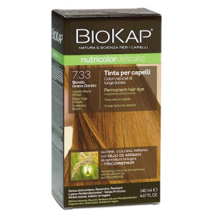 BIOKAP Nutricolor Vopsea de par nr.7.33 golden blond wheat