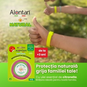 Bratara Reglabila Impotriva Tantari Alontan Natural, set 2 bucati - Img 2
