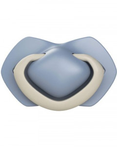 CANPOL Suzeta Simetrica Silicon 6-18m Pure Color Blu 22/656 - Img 1