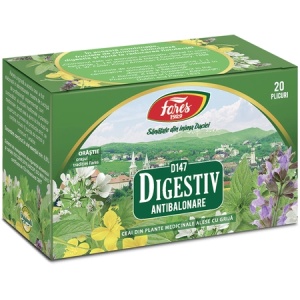 Ceai Digestiv D147, 20 plicuri – Fares - Img 1