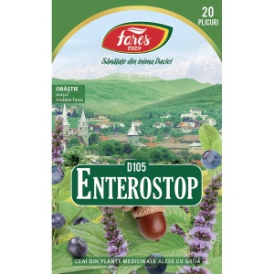 Ceai Enterostop D105, 20 plicuri – Fares - Img 2
