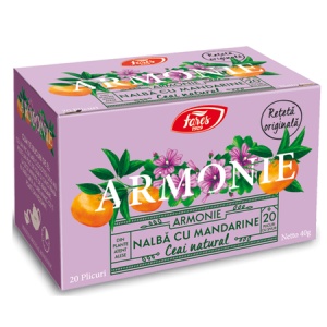 Ceai nalbă și mandarine Armonie, 20 plicuri, Fares