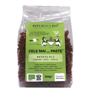 Cele mai Paste Reteta 5 porumb ovaz sfecla, ECO, fara gluten, 250g, Republica BIO - Img 1