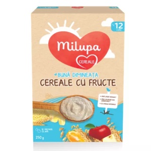 Cereale cu Fructe Buna Dimineata, +12 Luni, 250g – Milupa - Img 1