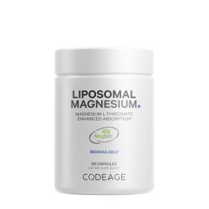 CodeAge Liposomal Magnesium L-Threonate, 90 capsule, Gnc - Img 1