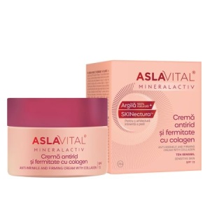 Crema antirid cu colagen pentru fermitate SPF 15 Mineralactiv, 50 ml, Aslavital - Img 4