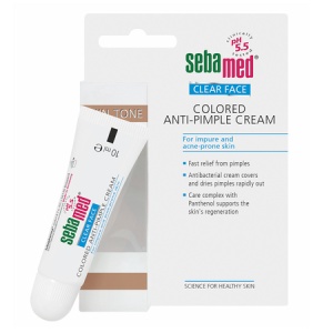 Cremă corectoare colorată antiacneica Clear Face, 10 ml, Sebamed