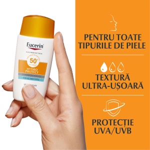 Cremă de față cu SPF 50+ Hydro Protect, 50 ml, Eucerin - Img 2