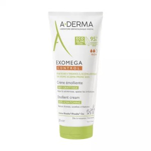 Crema emolienta Exomega Control, 200ml, ADerma