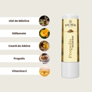 Faunus Balsam Buze Propolis, 5ml - Img 2
