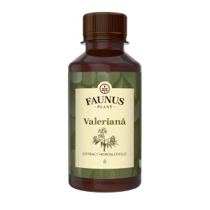 Faunus Tinctura de Valeriana, 200 ml – pentru somn linistit si echilibru emotional - Img 2