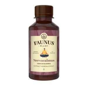 Faunus Tinctura Nervocalmus, 200 ml – pentru calm, somn linistit si echilibru nervos - Img 2